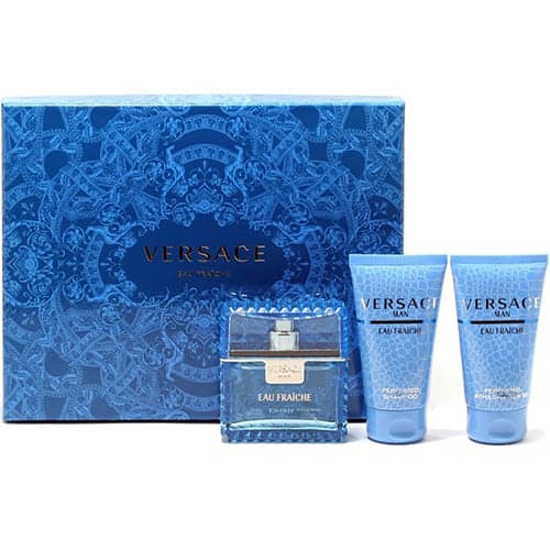 Estuche de fragancia Versace Eau Fraiche para hombre presentación 100ml