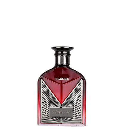 Vista lateral del perfume Victorioso Fearless Maison Alhambra 100ml