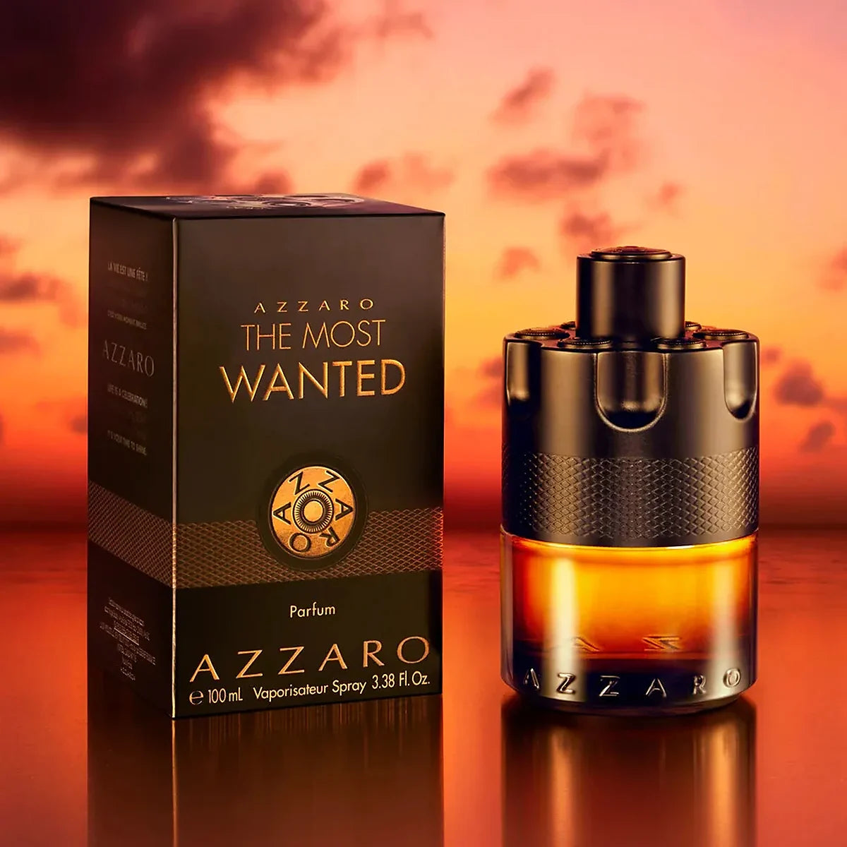 Vista frontal Azzaro The Most Wanted Parfum 100ml