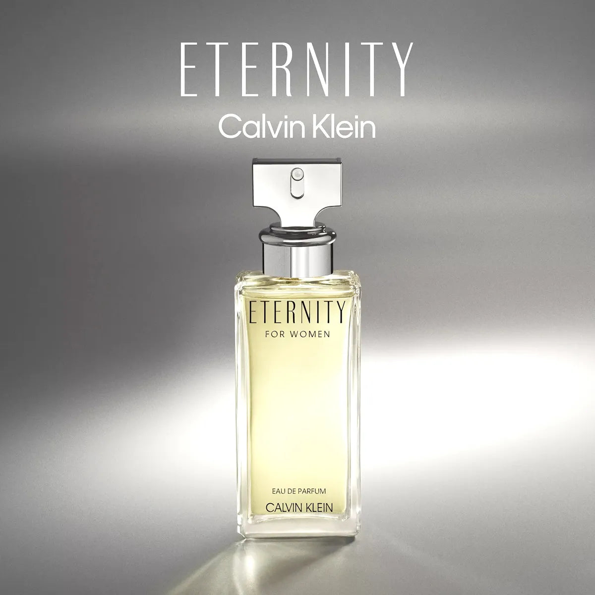vista frontal perfume Calvin Klein Eternity mujer 100ml Eau de Parfum