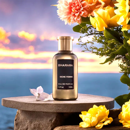 Vista frontal del perfume Bharara Niche Femme 100ml mujer