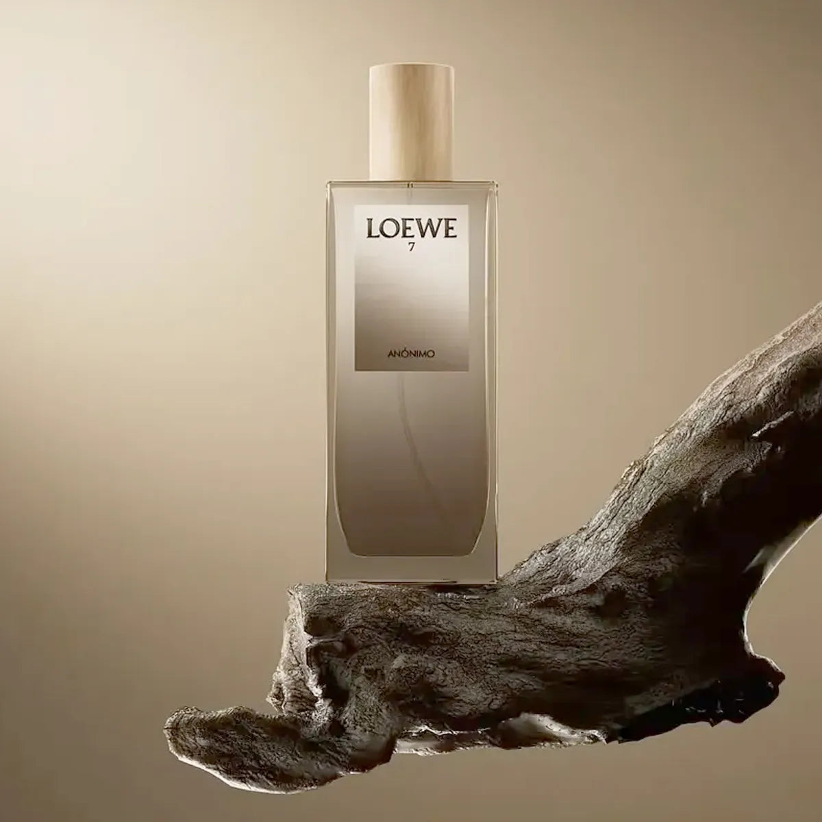 Vista frontal Loewe 7 Anonimo Hombre EDP 100ml perfume masculino de cuero presentación 100 ml