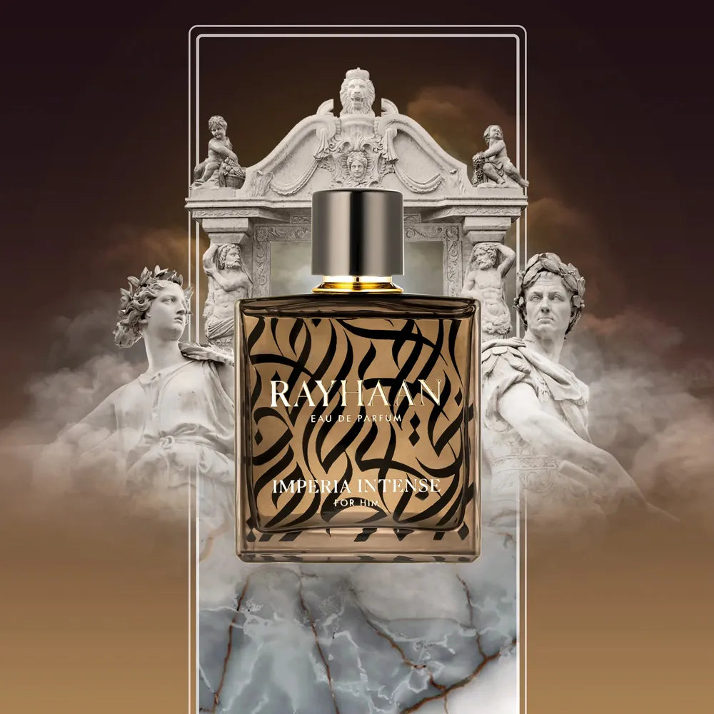 Vista frontal del perfume Rayhaan Imperia Intense Eau De Parfum