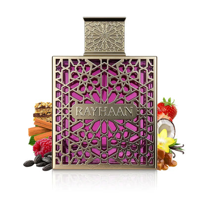 Caja original del perfume Rayhaan Kiss 100ml Eau de Parfum