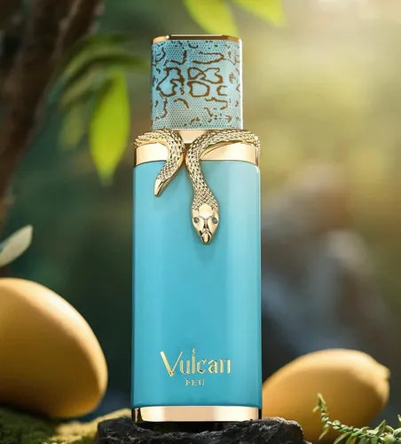 Caja y presentación del perfume Vulcan Feu French Avenue 100ml