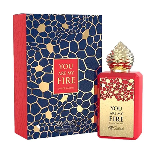Perfume You Are My Fire Rouge Zakat Eau De Parfum 100ml vista frontal