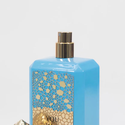 vista frontal del perfume you are my fire de 100m original