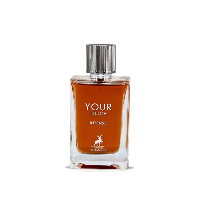 Caja de perfume Your Touch Intense Maison Alhambra diseño negro
