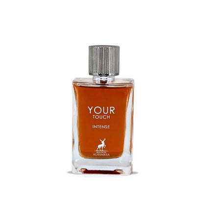 Caja de perfume Your Touch Intense Maison Alhambra diseño negro