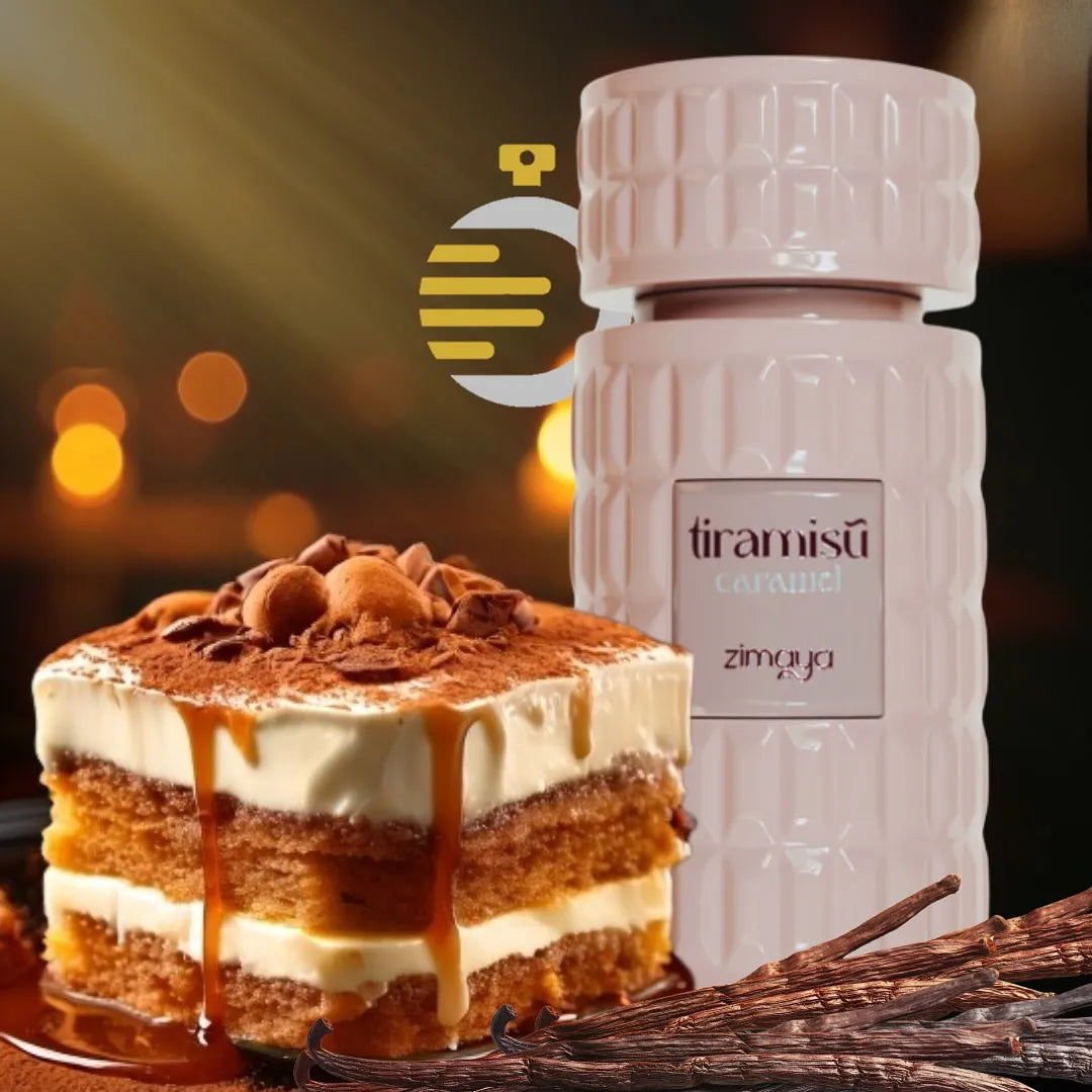 Caja del perfume Zimaya Tiramisú Caramel 100ml