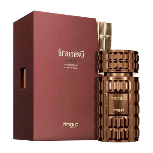 Perfume Zimaya Tiramisú Coco 100ml vista frontal